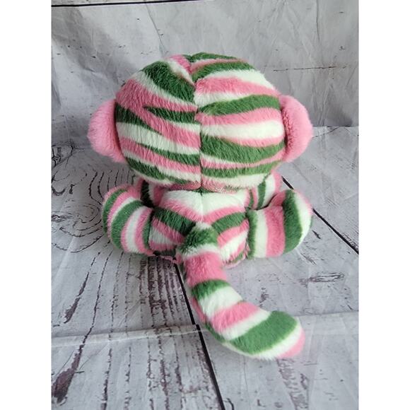 GUND P.Lushes Pets Olivia Moss Monkey Pink Green White 6in Plush - Picture 4 of 7